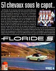 Advert Renault 1962