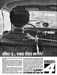 Advert Renault 1964