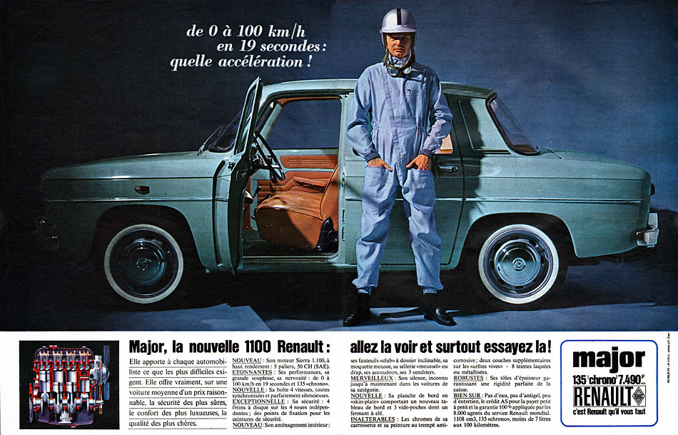 Advert Renault 1964