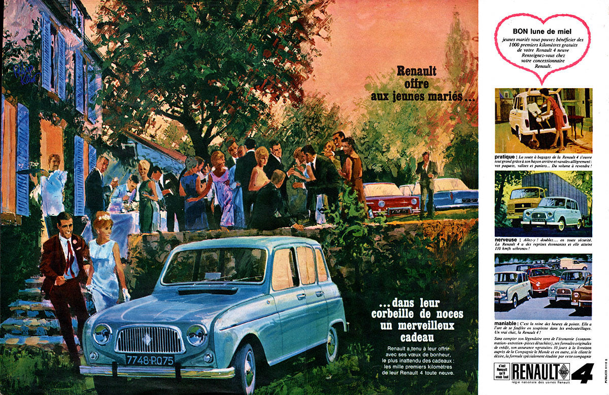 Advert Renault 1964