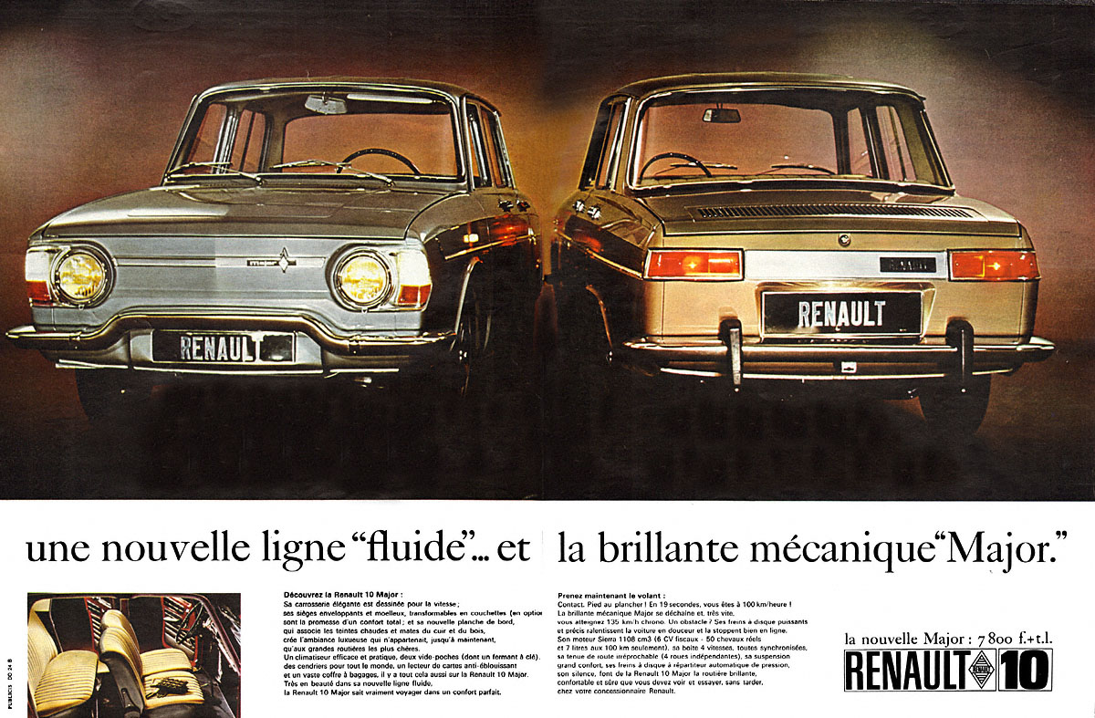 Advert Renault 1965
