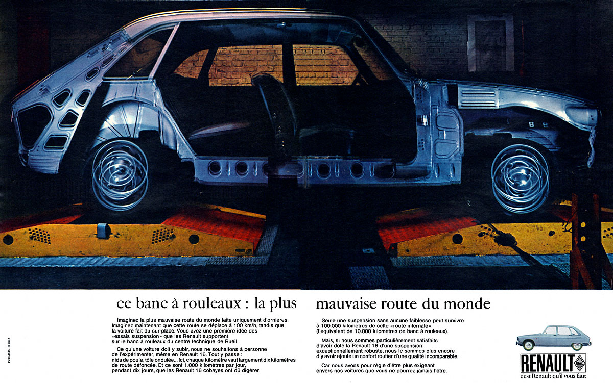 Advert Renault 1966