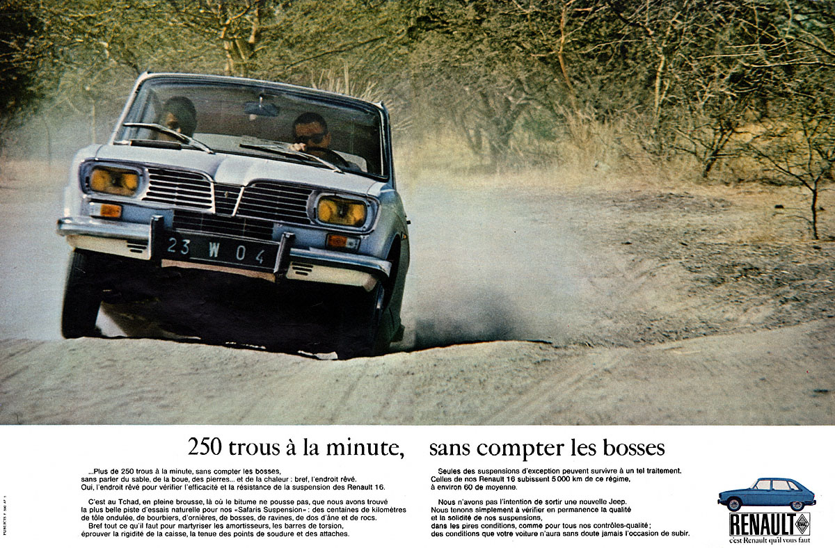 Advert Renault 1967