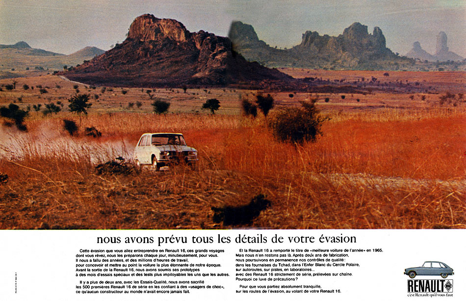 Advert Renault 1967