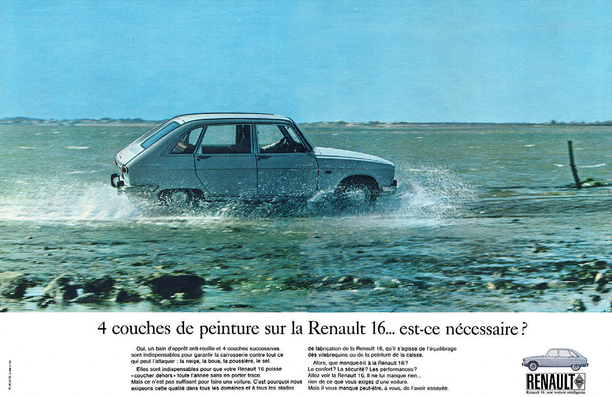 Advert Renault 1967