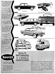 Advert Rootes 1963