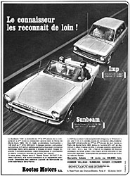 Advert Rootes 1965