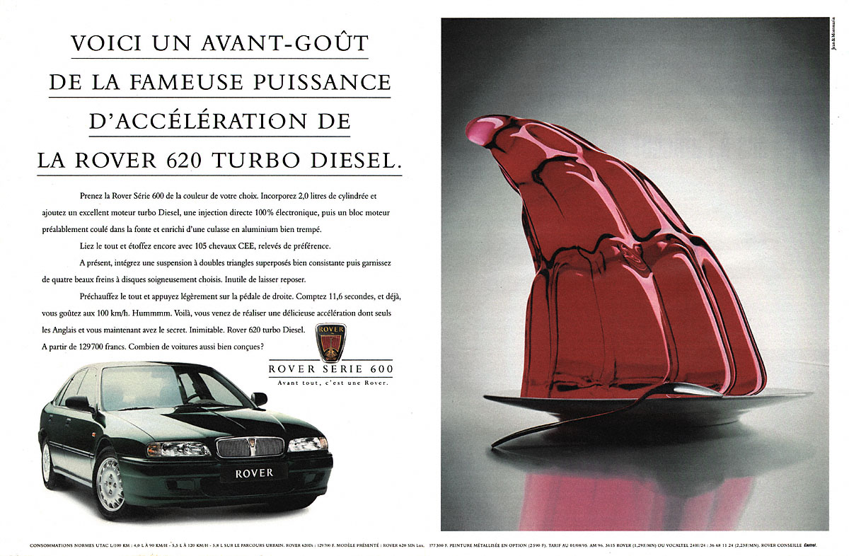 Advert Rover 1996