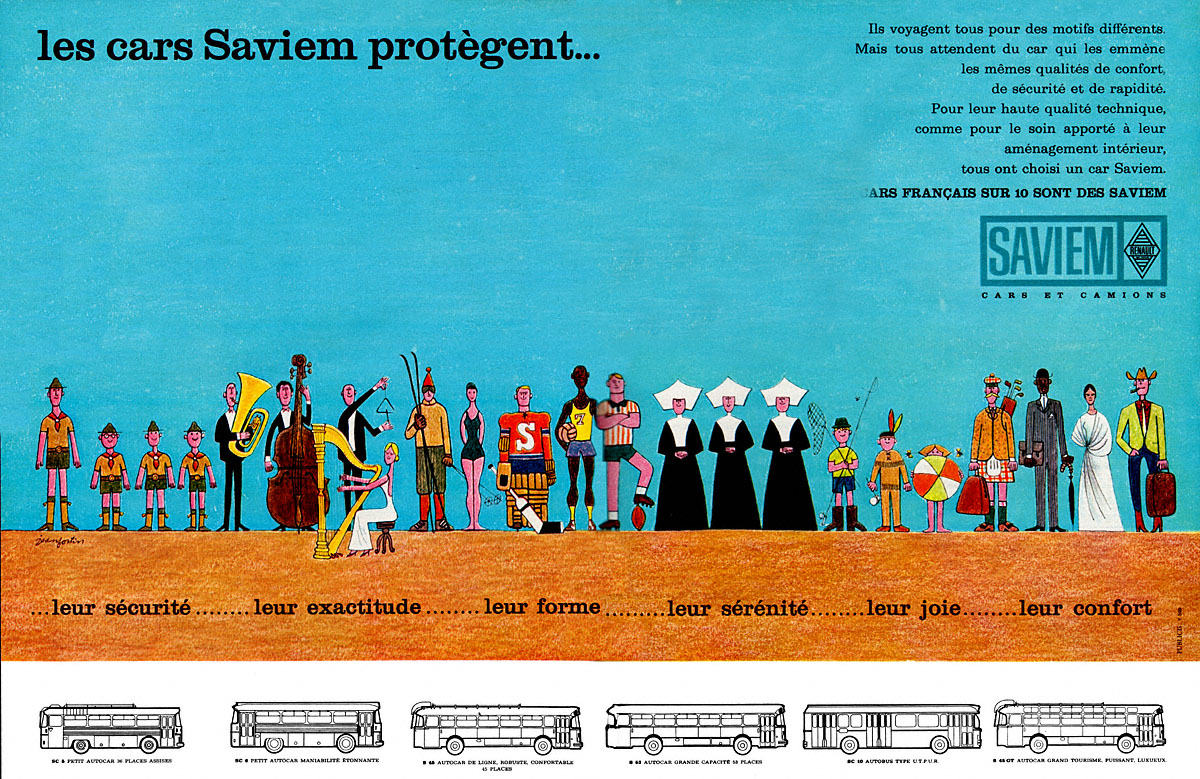 Advert Saviem 1964