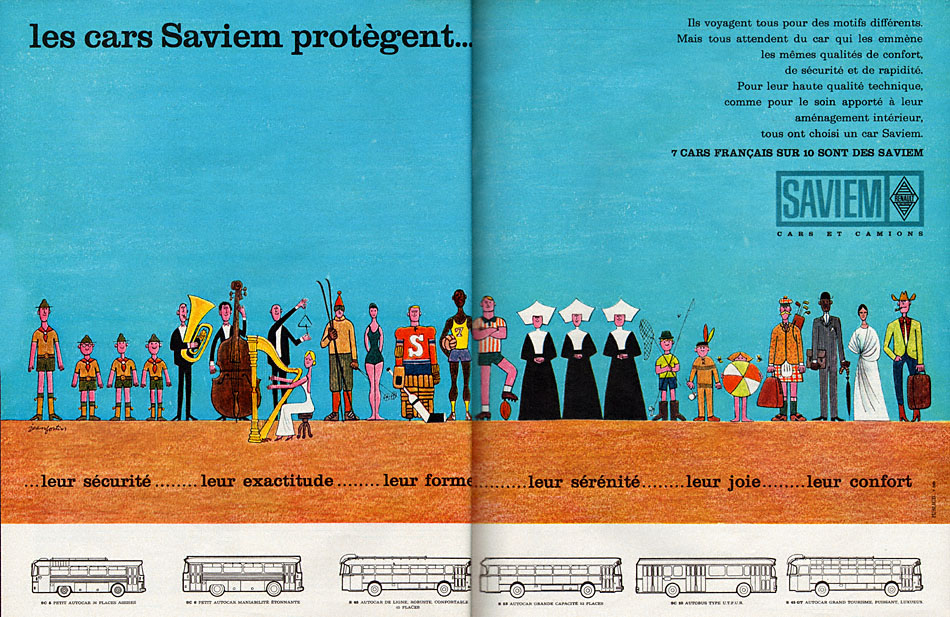 Advert Saviem 1964