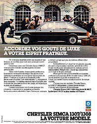 Advert Simca 1977