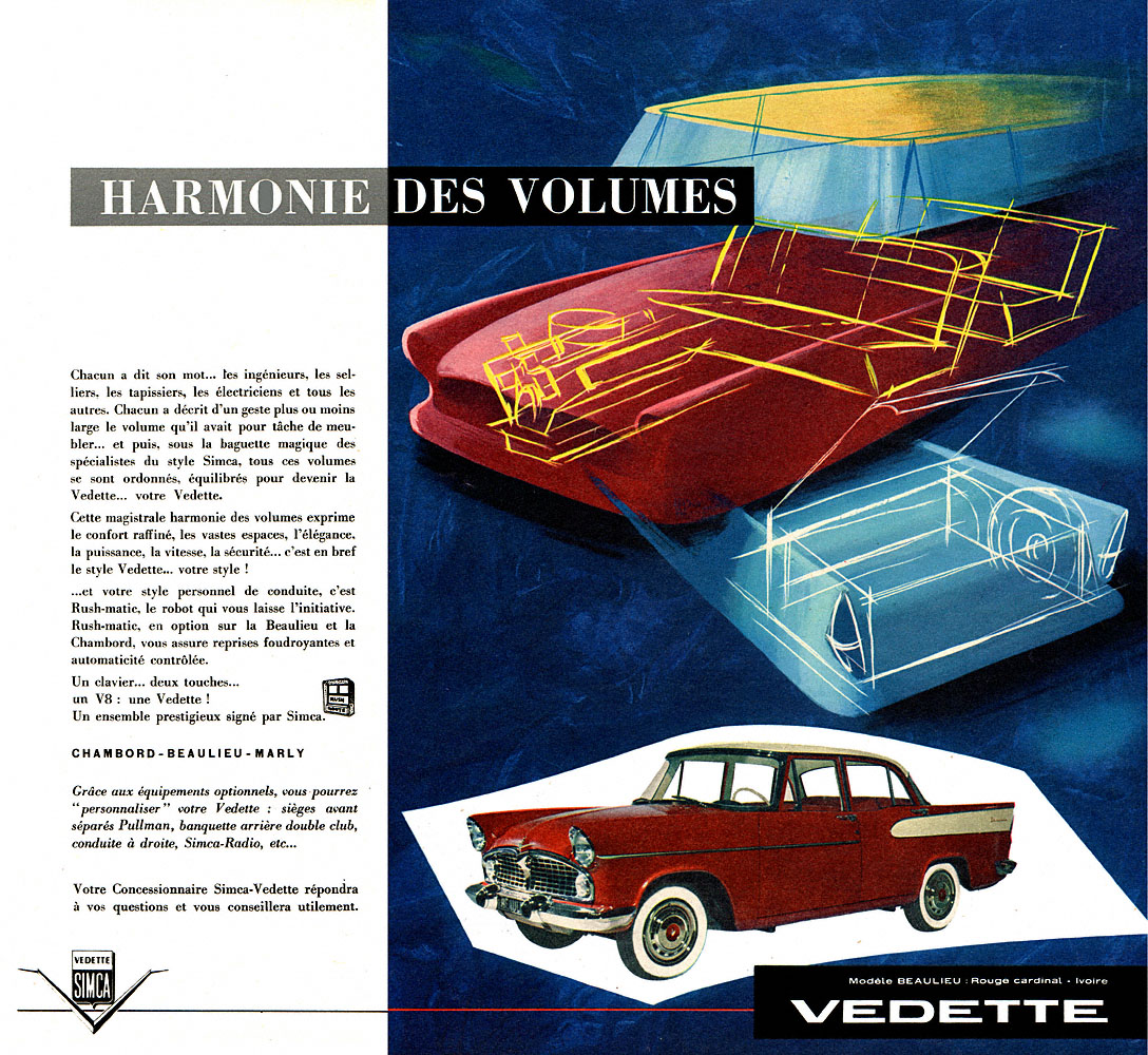Advert Simca 1958