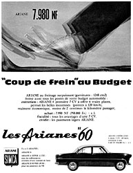 Advert Simca 1959