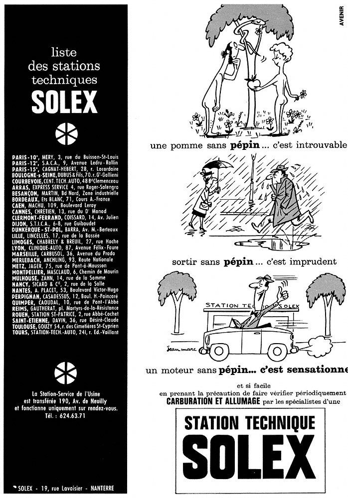Advert Solex 1965