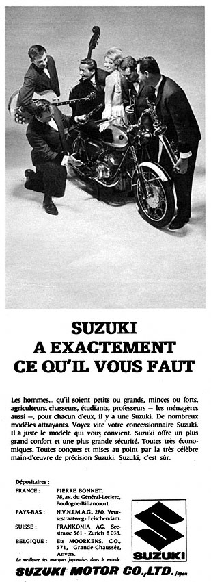 Advert Suzuki 1967