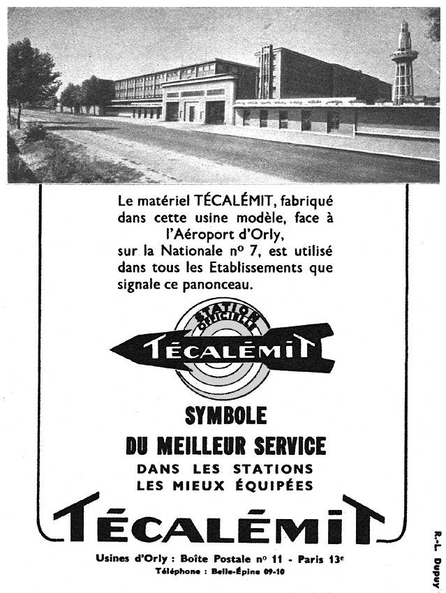 Advert Tecalemit 1951