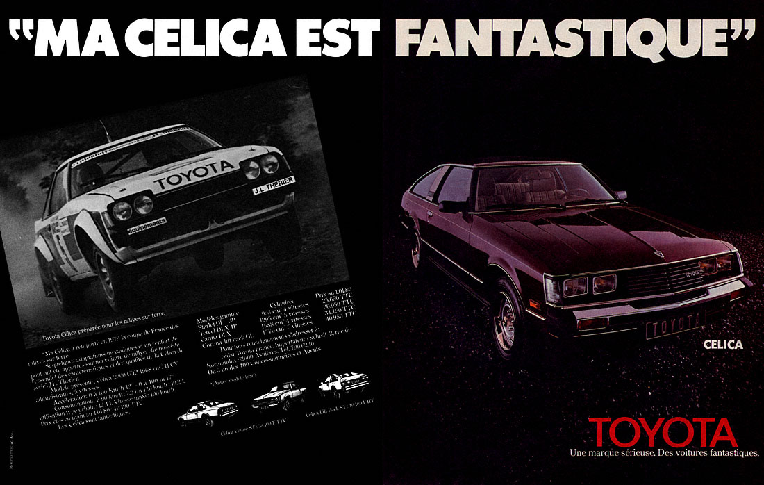 Advert Toyota 1980