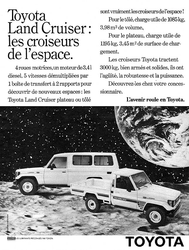 Advert Toyota 1985