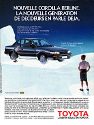 Advert Toyota 1987