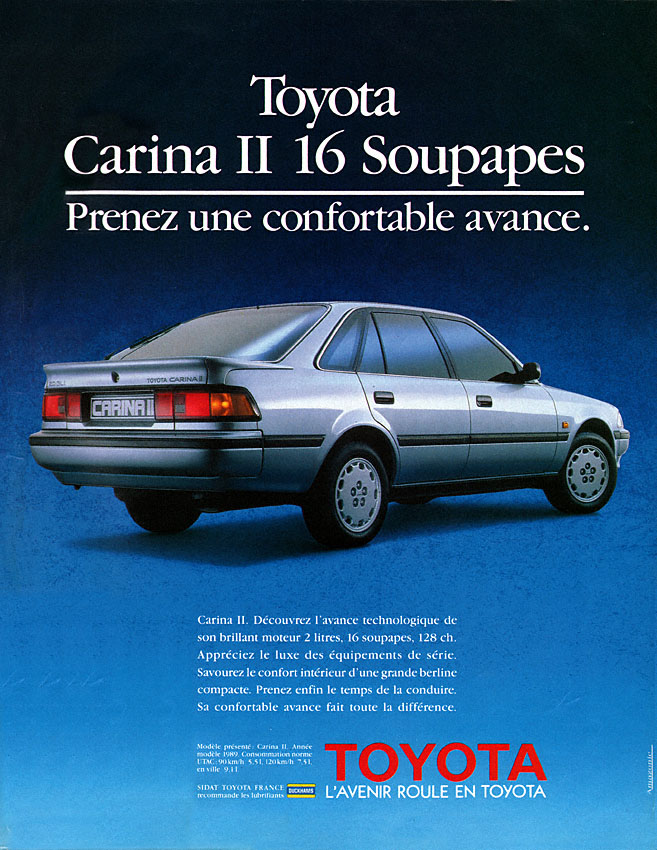 Advert Toyota 1989