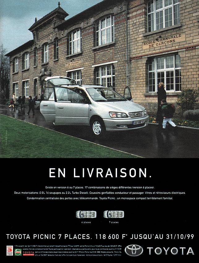 Advert Toyota 1999