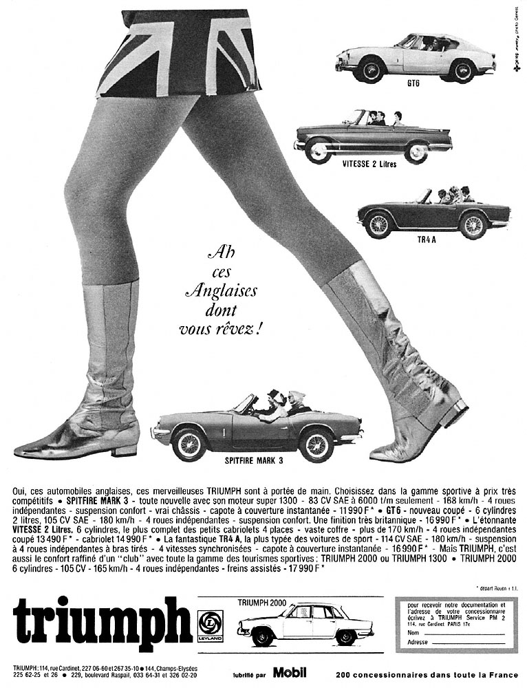 Advert Triumph 1967
