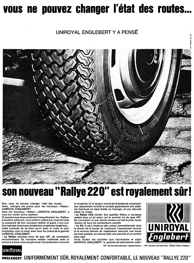 Advert Uniroyal 1966