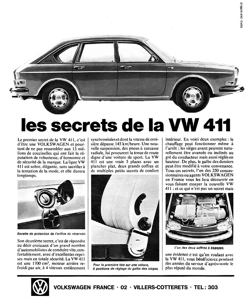Advert Volkswagen 1968