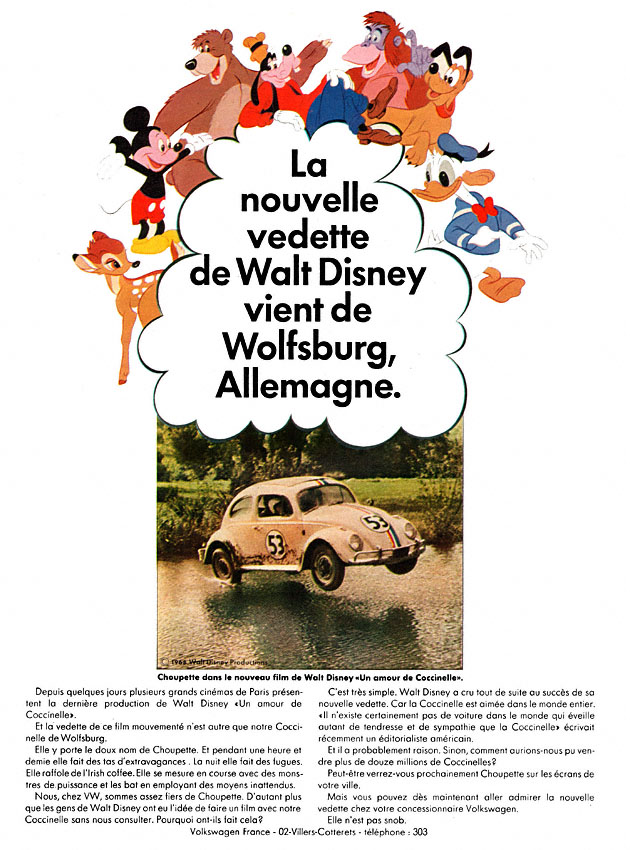 Advert Volkswagen 1969