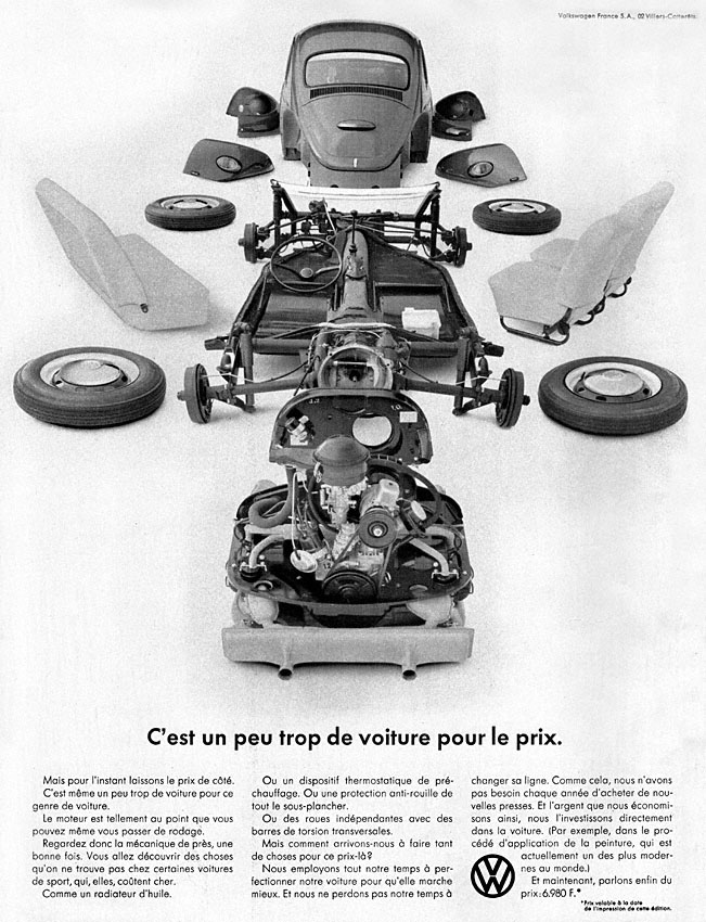 Advert Volkswagen 1969