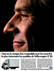 Advert Volkswagen 1989