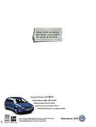 Advert Volkswagen 1998