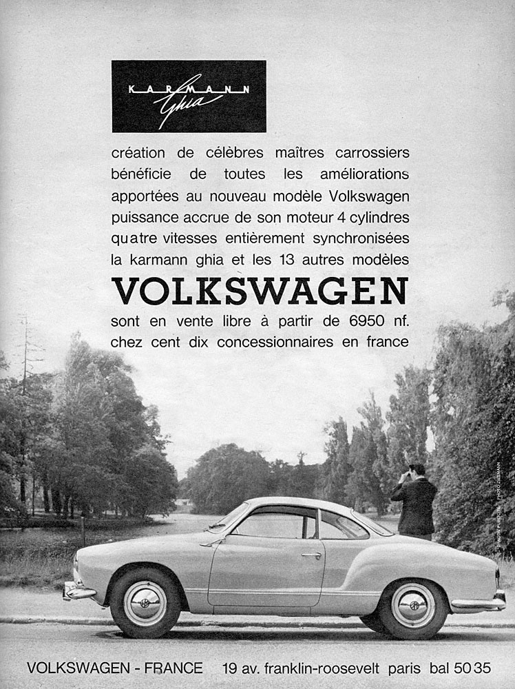 Advert Volkswagen 1960