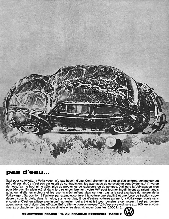 Advert Volkswagen 1962