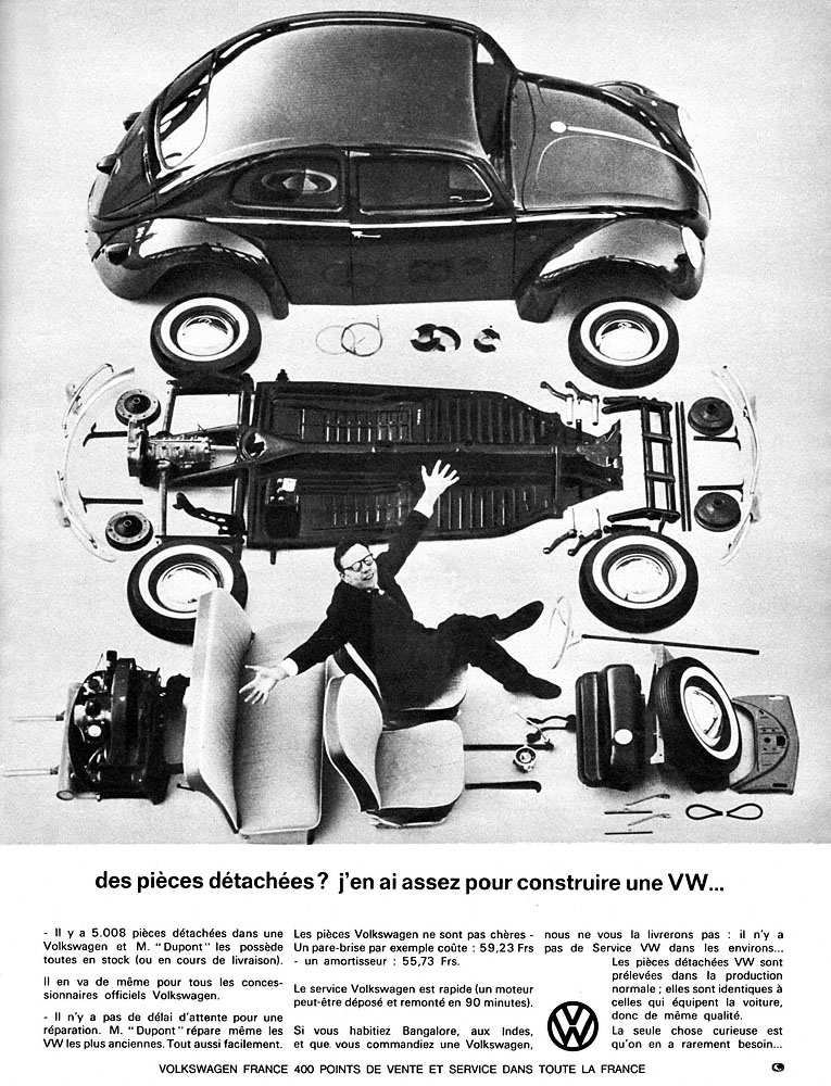 Advert Volkswagen 1964