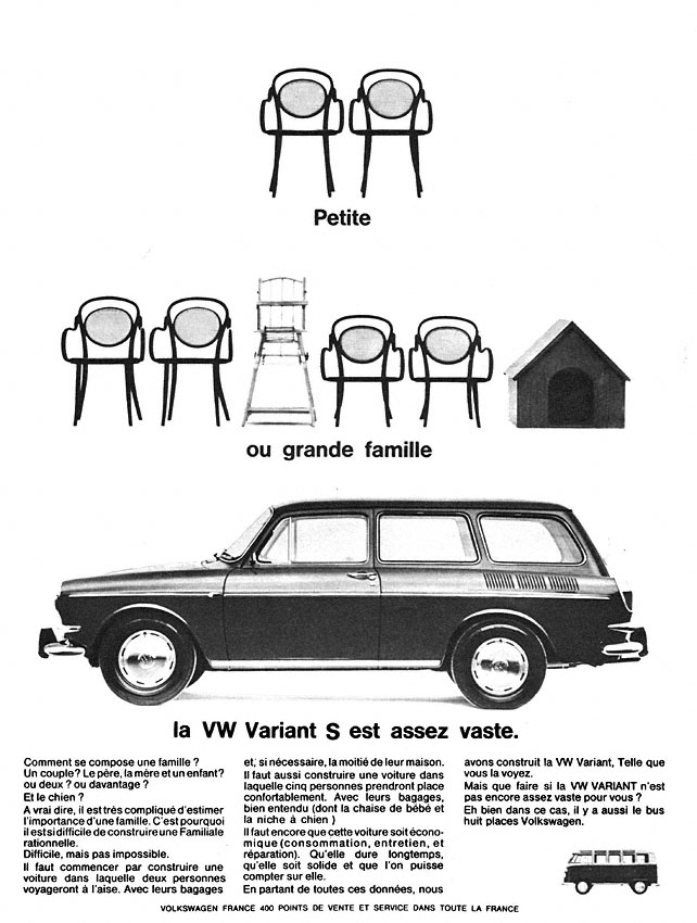 Advert Volkswagen 1964