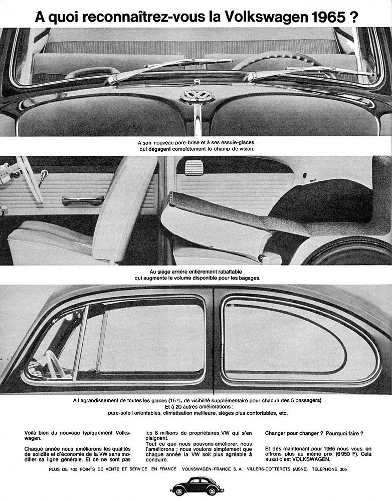 Advert Volkswagen 1964