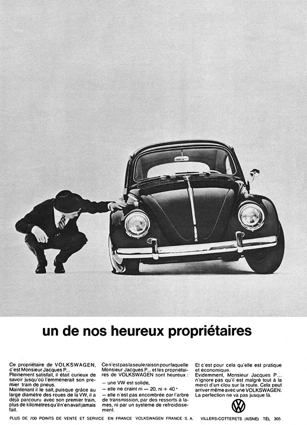 Advert Volkswagen 1964