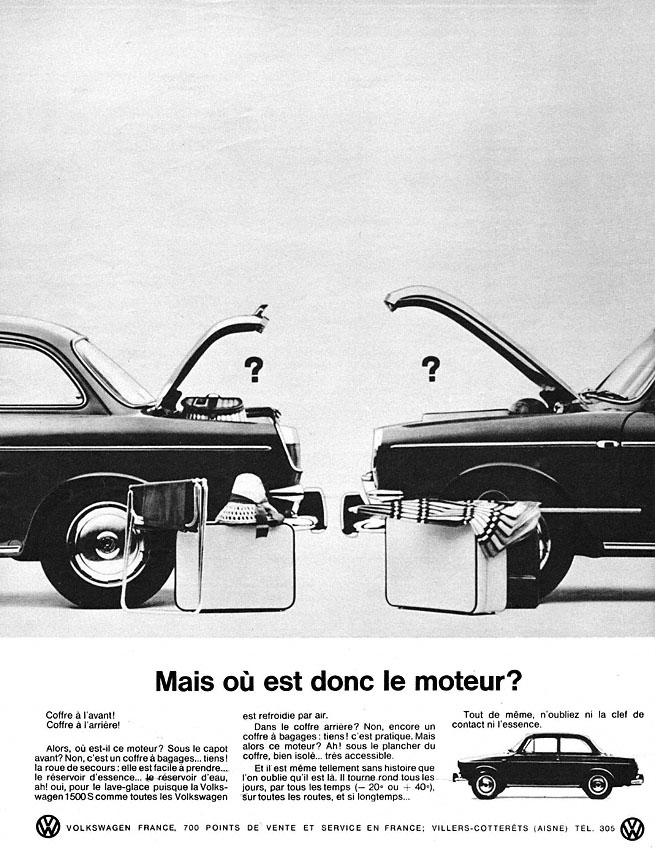 Advert Volkswagen 1965