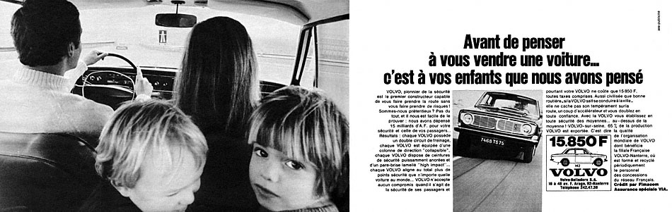Advert Volvo 1969