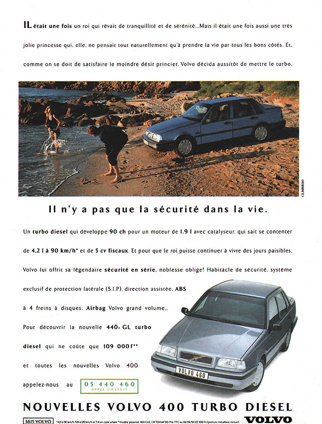 Advert Volvo 1993
