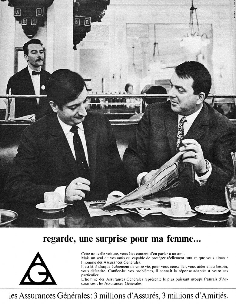 Advert Assurances Generales 1966