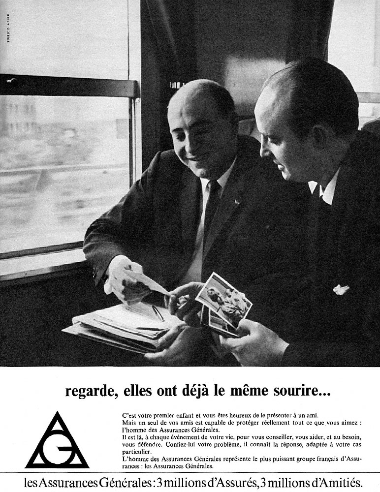 Advert Assurances Generales 1966