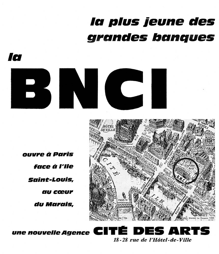 Advert BNCI 1965