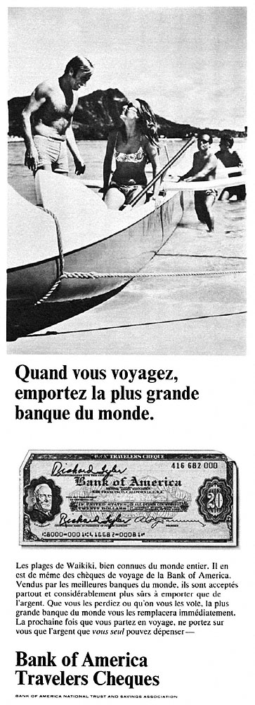 Advert Bank of America 1968