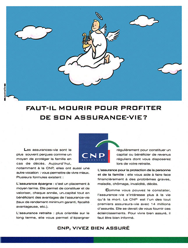 Advert Caisse Prvoyance 1991