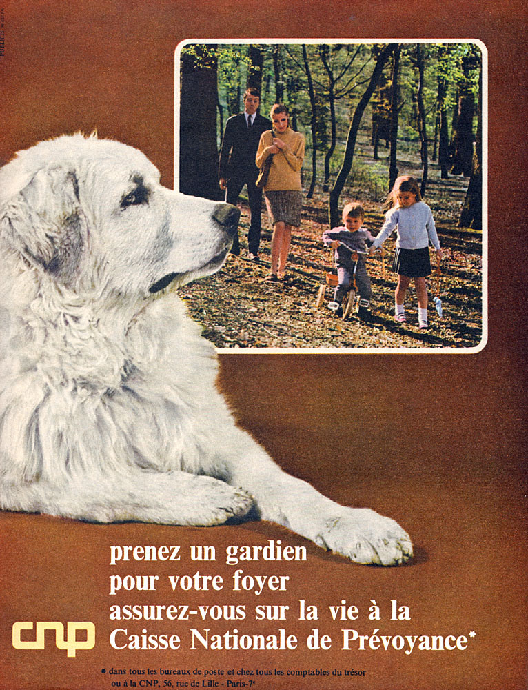 Advert Caisse Pr�voyance 1967