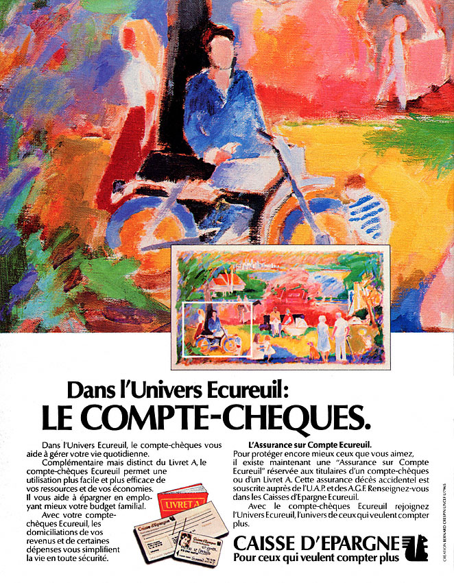 Advert Caisse Epargne 1982