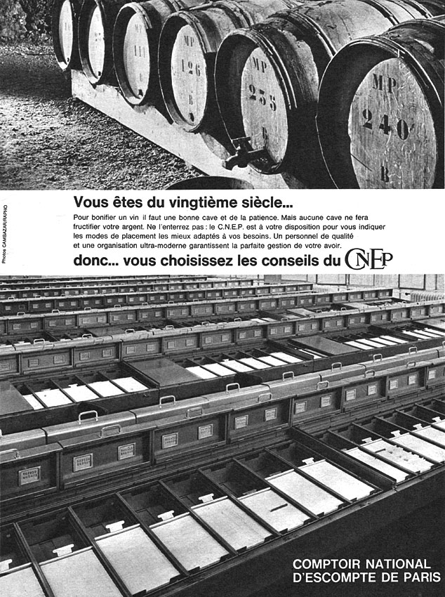 Advert Caisse Epargne 1961