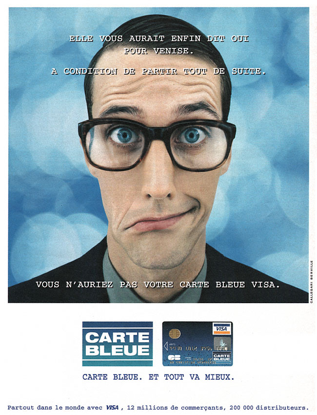 Advert Carte bleue 1995